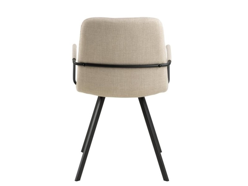 Krzesło z podłokietnikami Selina beżowe - ACTONA